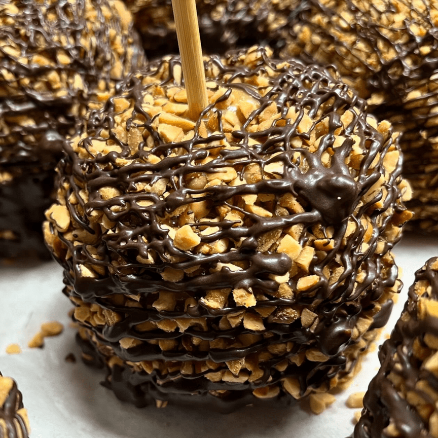 pretzel chocolate gourmet caramel apple springboro ohio