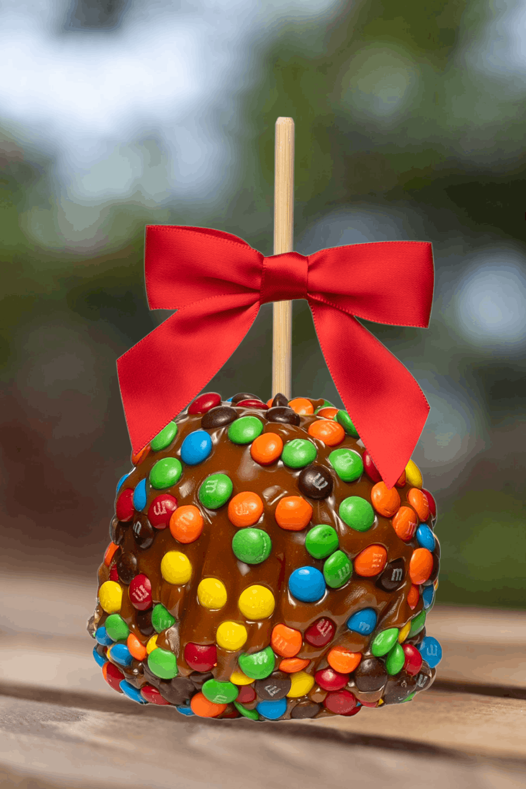 m&m caramel apple