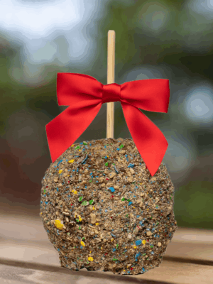 peanut m&m caramel apple